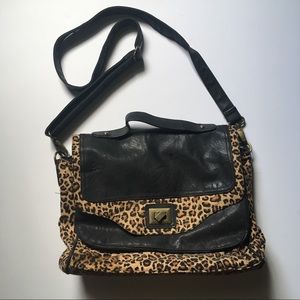 Mossimo Supply Co leopard purse/laptop case